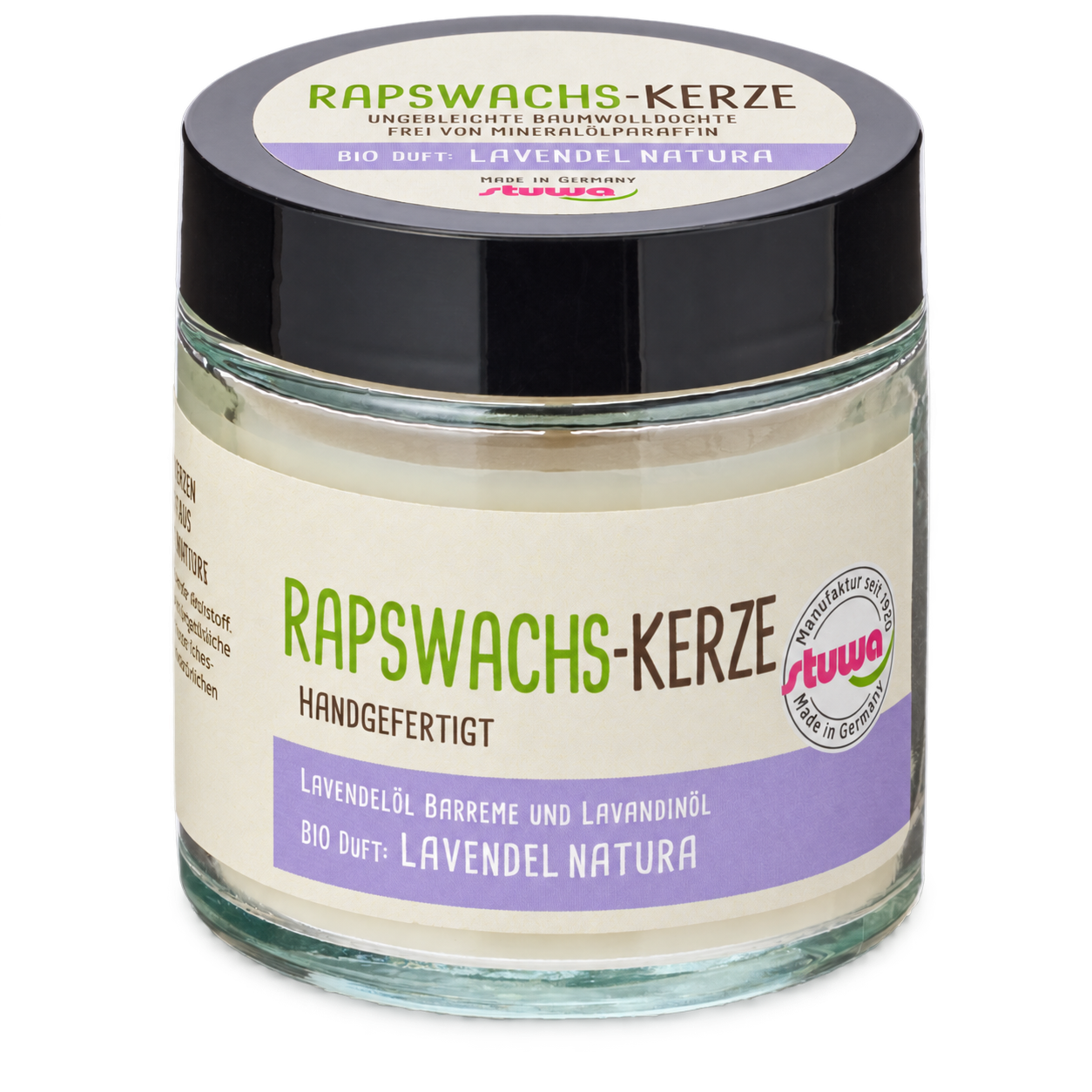 9000 Rapswachs Glas mit Duft